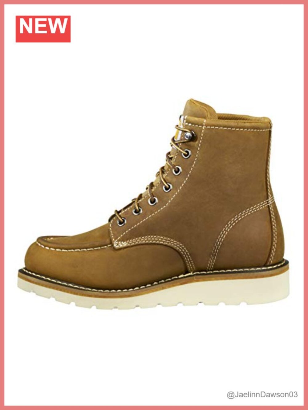 Carhartt Women's Waterproof 6" Moc Steel Toe Wedge Work Boot